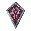 World of Warcraft - Horde Logo Metall Wappen
