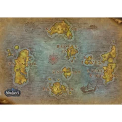 World of Warcraft - Karte von Azeroth Maxi Poster