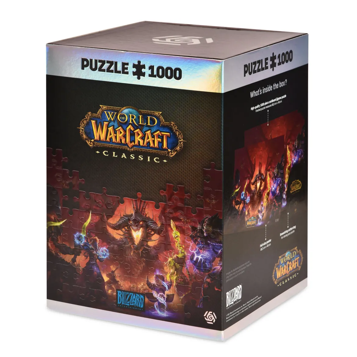 World of Warcraft - Onyxia Puzzle mit Logo Stoffbeutel