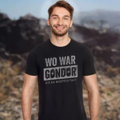 Wo war T-Shirt für Der Herr der Ringe Fans schwarz