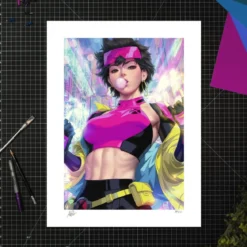 X-Men Marvel Kunstdruck Jubilee 46 x 61 cm - ungerahmt