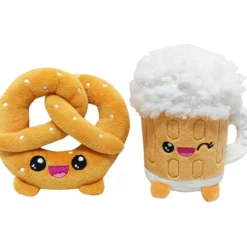 Yummis Together Plüschfiguren 2er-pack Brezel & Bier in Take Away Bag 21 cm