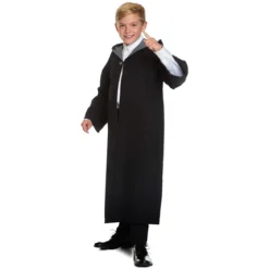 Zauberer Kinder Kostüm Robe mit Kapuze für Harry Potter Fans
