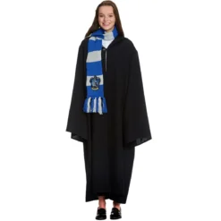 Zauberer Kostüm Robe mit Kapuze für Harry Potter Fans