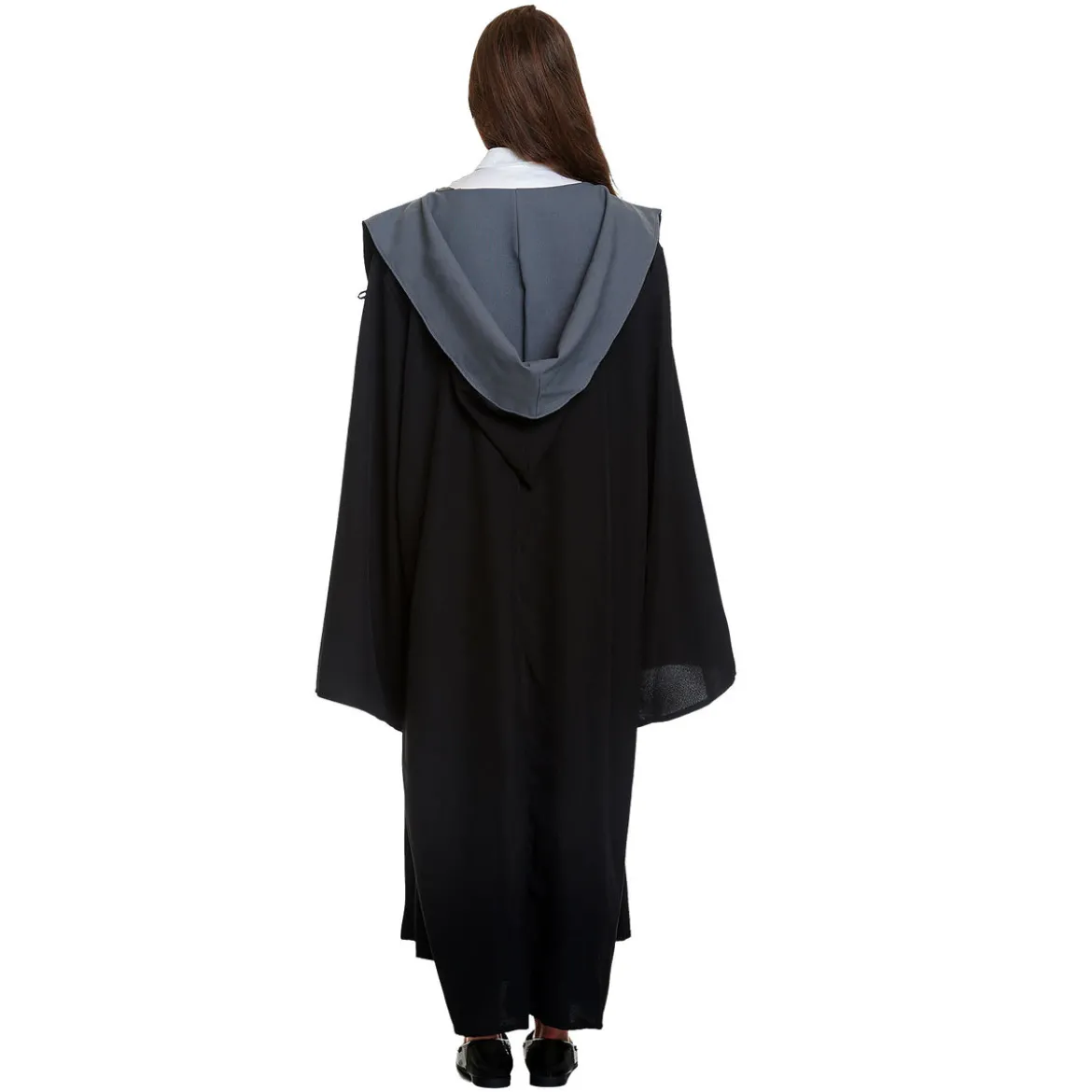 Zauberer Kostüm Robe mit Kapuze für Harry Potter Fans