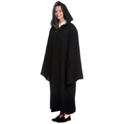 Zauberer Kostüm Robe mit Kapuze für Harry Potter Fans