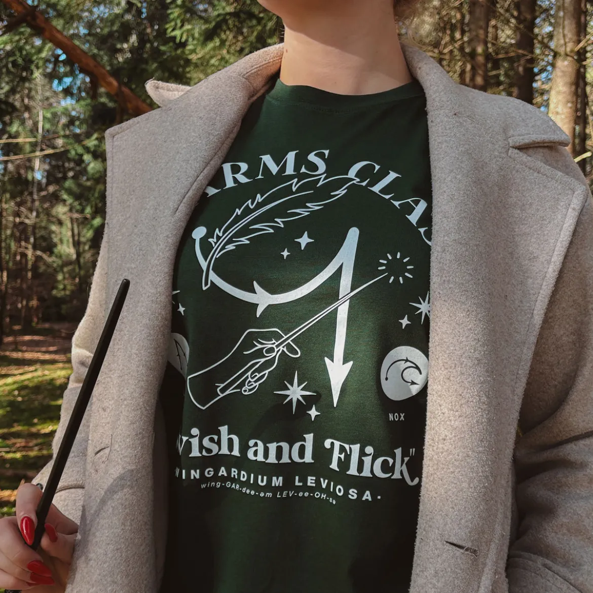 Zauberkunst Hogwarts T-Shirt grün - Harry Potter