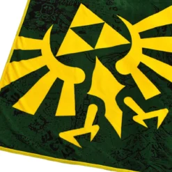 Zelda - Hyrule Logo Flauschdecke