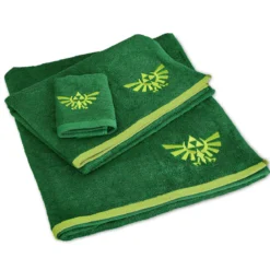Zelda - Hyrule Logo Handtücher mit Waschlappen 3er Set