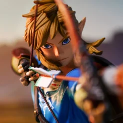 Zelda - Link Breath of the Wild Figur mit Diorama