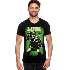 Zelda - Link Hero of Hyrule T-Shirt schwarz