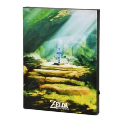 Zelda - Masterschwert Wandbild mit Licht
