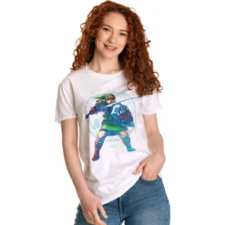 Zelda - Skyward Sword Pose T-Shirt weiß