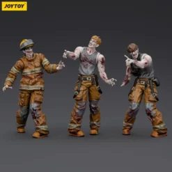 Zombie Dark Source Actionfiguren 3er-Pack Firefighters 8 cm