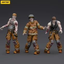 Zombie Dark Source Actionfiguren 3er-Pack Firefighters 8 cm