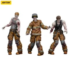 Zombie Dark Source Actionfiguren 3er-Pack Firefighters 8 cm