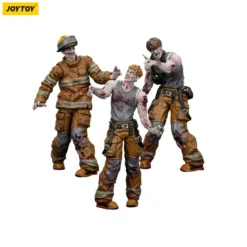 Zombie Dark Source Actionfiguren 3er-Pack Firefighters 8 cm