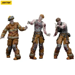 Zombie Dark Source Actionfiguren 3er-Pack Firefighters 8 cm