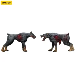 Zombie Dark Source Actionfiguren 2er-Pack Police Dogs 8 cm