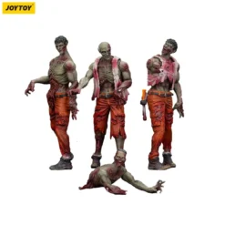 Zombie Dark Source Actionfiguren 4er-Pack Mechanic Team 8 cm