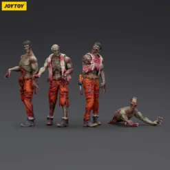 Zombie Dark Source Actionfiguren 4er-Pack Mechanic Team 8 cm