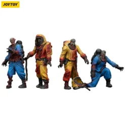 Zombie Dark Source Actionfiguren 4er-Pack Biochemical Lab Team 8 cm