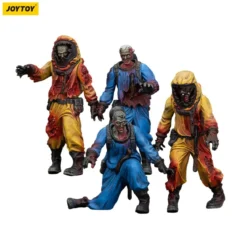 Zombie Dark Source Actionfiguren 4er-Pack Biochemical Lab Team 8 cm
