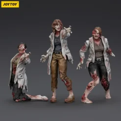 Zombie Dark Source Actionfiguren 3er-Pack Scientists (Female) 8 cm