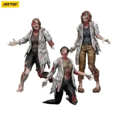 Zombie Dark Source Actionfiguren 3er-Pack Scientists (Female) 8 cm