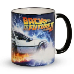Zurück in die Zukunft - DeLorean auf Zeitreise Tasse