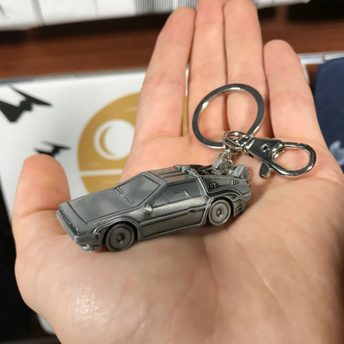 Zurück in die Zukunft - DeLorean 3D Schlüsselanhänger