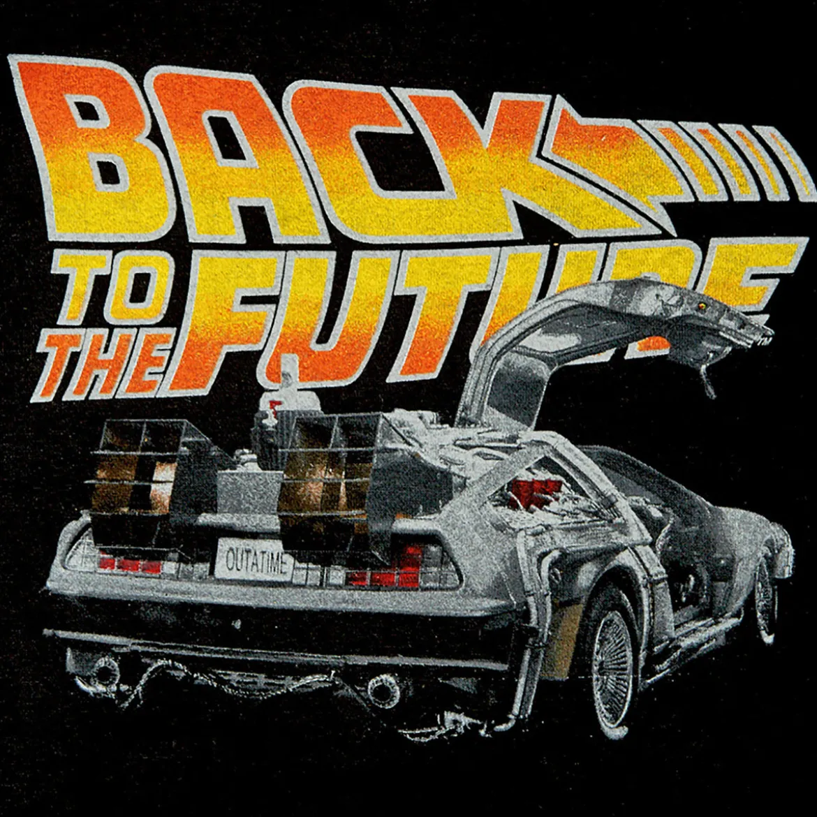 Zurück in die Zukunft - DeLorean Hoodie schwarz