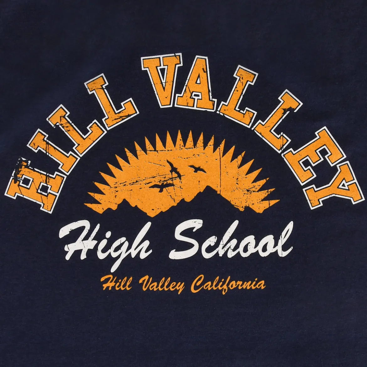 Zurück in die Zukunft - Hill Valley T-Shirt blau