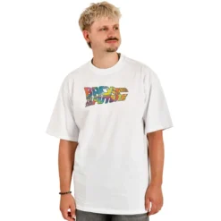 Zurück in die Zukunft - Hoverboard Oversize T-Shirt weiß