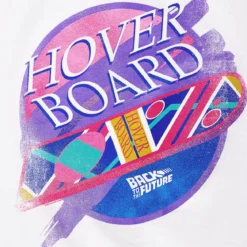 Zurück in die Zukunft - Hover Board T-Shirt weiß