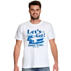 Zurück in die Zukunft - Let's Go T-Shirt weiß