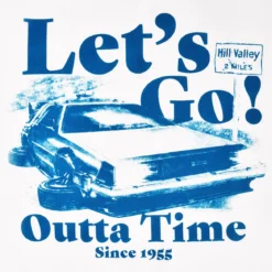 Zurück in die Zukunft - Let's Go T-Shirt weiß