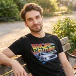 Zurück in die Zukunft - Outatime Tour T-Shirt schwarz