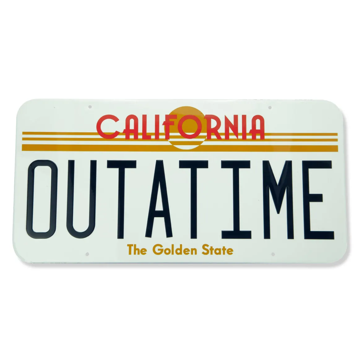 Zurück in die Zukunft - Outatime Schild